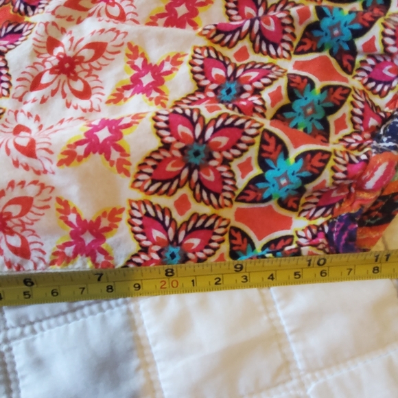 Plus Size Anthropologie Fig and Flower Long Blouse Womens 1X Floral Pockets - Picture 11 of 11